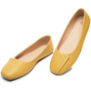 83037 Yellow Flats Dress Shoes for Work
