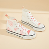 2311 Pink High Top Canvas Shoes