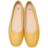 83037 Yellow Flats Dress Shoes for Work