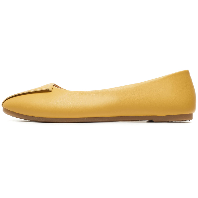 83037 Yellow Flats Dress Shoes for Work