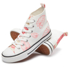 2311 Pink High Top Canvas Shoes