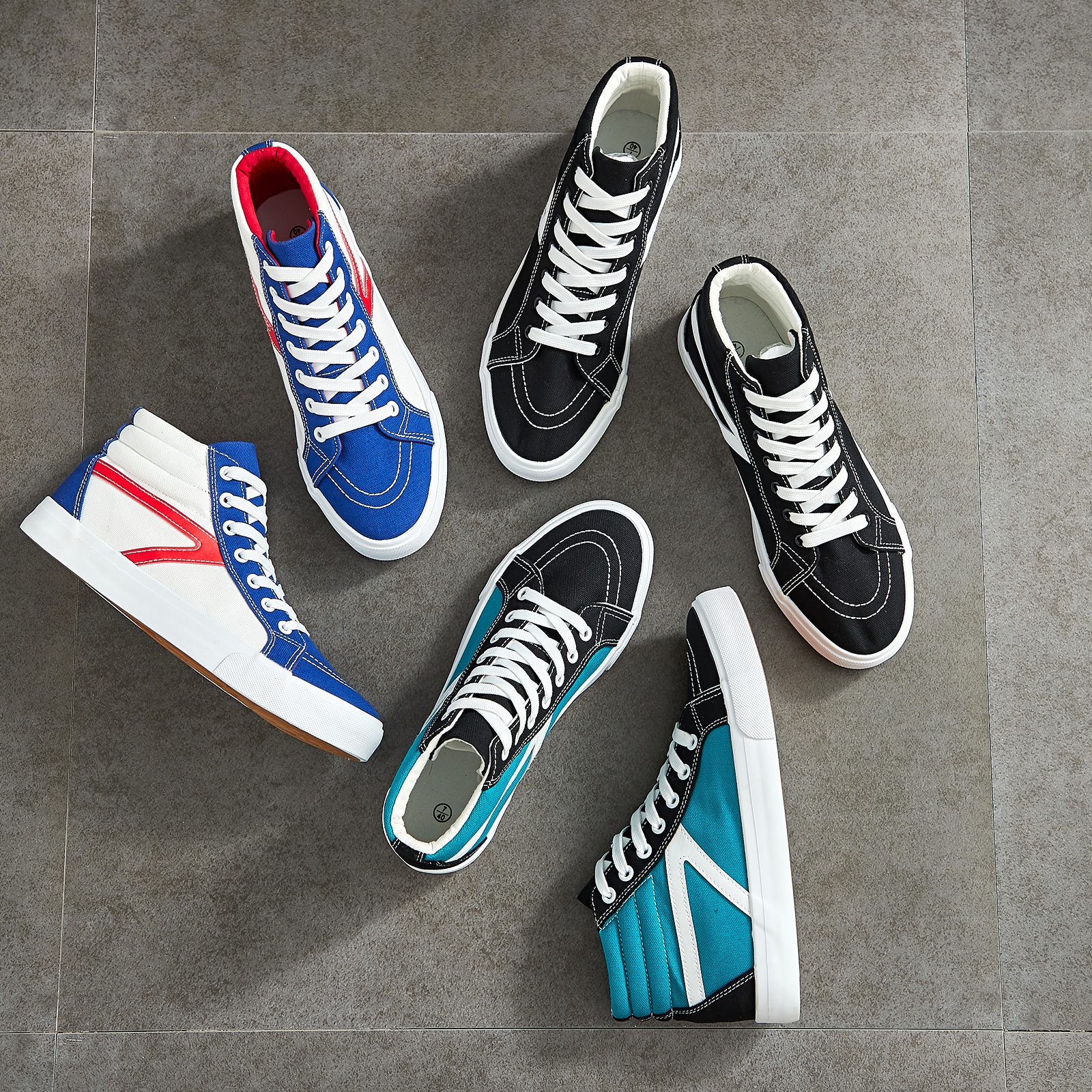 Customized Rubber Shoes for Men Canvas